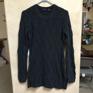 Charcoal tunic sweater